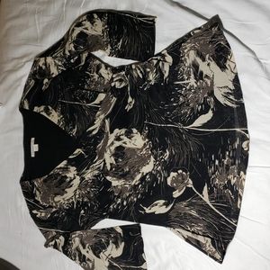 Coldwater Creek Faux Wrap Top- M